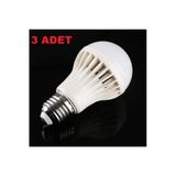 Pazariz Enerji Tasarruflu Led Ampul 3'Lü 7 W