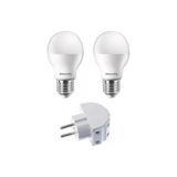Pazariz Essential 2Li 8W E27 Led Ampul Priz Çoğaltıcı Seti 715280