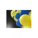 Pazariz Fırsat Ayı 100 Adet Metalik Sedefli Sarı Lacivert Karışık Balon