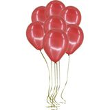 Pazariz Fırsat Ayı 100'Lü Lateks Pastel Balon Kırmızı