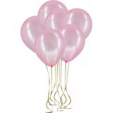 Pazariz Fırsat Ayı 100'Lü Lateks Pastel Balon Pembe