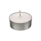 Pazariz Fırsat Ayı Beyaz Yuvarlak Tealight Mum