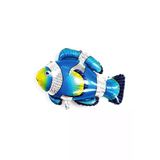 Pazariz Fırsat Ayı Folyo Balon Doğum Günü Balonu Balonu 90 X 71 Cm Mavi Balık
