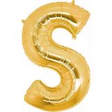 Pazariz Fırsat Ayı Gold Renk Folyo Balon S Harfli Helyum Balon 100 Cm Dev Boy