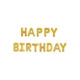 Pazariz Fırsat Ayı Happy Bırthday Altın Renk Folyo Balon