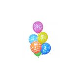 Pazariz Fırsat Ayı Happy Birthday Baskılı Balon 10 Adet