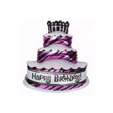 Pazariz Fırsat Ayı Happy Birthday Pastalı Folyo Balon