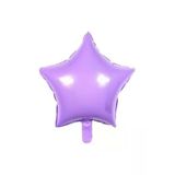 Pazariz Fırsat Ayı Makaron Yıldız Folyo Balon Lila 45Cm 3 Adet