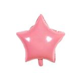 Pazariz Fırsat Ayı Makaron Yıldız Folyo Balon Pembe 45Cm 3 Adet