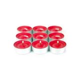 Pazariz Fırsat Ayı T-Light Mum Kırmızı Renk Tea Light Mum 50 Li