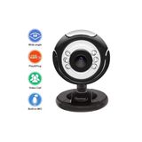 Pazariz General Home Mikrofonlu Led Işıklı Webcam Bilgisayar Kamerası