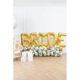 Pazariz Gold Bride Balon Seti Dev Folyo Balon Seti Bekarlığa Veda Bride To Be Partisi Balonları 100Cm