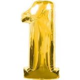 Pazariz Gold Folyo Balon Sayılı Helyum Balon 100 Cm Dev Boy 1