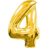 Pazarız Gold Folyo Sayılı Helyum 100 cm Dev Boy 4 Balon