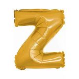 Pazariz Gold Renk Folyo Balon Z Harfli Helyum Balon 100 Cm Dev Boy