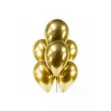 Pazariz Gold Renk Krom Balon 10 Adet