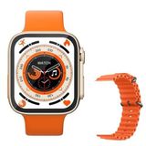Pazariz Gs8 Watch 8 Ultra Akıllı Saat Turuncu Türkçe Watch 2.02 Inc Turuncu Silikon Kordon Hediye
