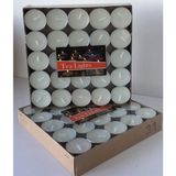 Pazariz Gül Mum Beyaz Tealight Mum 50'li - 1 Adet