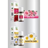 Pazariz Gül Ve Papatya-Aromatik Masaj-Cilt Bakım Yağ Seti