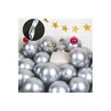 Pazariz Gümüş Krom Metalik Balon (Aynalı Balon) 10 Adet