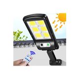 Pazariz Güneş Enerjili Sokak Lambası Bahçe Aydınlatması Sensörlü 3 Mod 9 Cob LED Solar 37CM x 11.5cm
