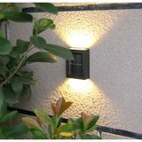 Pazariz Güneş Enerjili Solar Lamba Aplik LED 1 Adet 720 lm Aydınlatma Gücü ile Dekoratif Bahçe Lambası