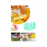 Pazariz Hamur Ve Krema Kazıyıcı 3'lü Pratik Pasta Krema Dağıtıcı Set