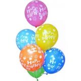 Pazariz Happy Birthday Baskılı Balon 10 Adet