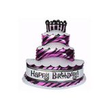 Pazariz Happy Birthday Pastalı Folyo Balon
