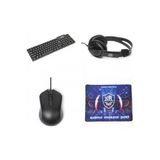 Pazariz ® K20 Oyuncu Gamer Seti Klavye + Mouse + Kulaklık + Mouse Pad 4İn1 Set Uyumlu