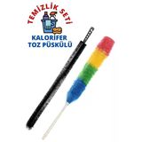 Pazariz Kalorifer Temizleme Fırçası Temizlik Püskül Seti