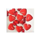 Pazariz Kalpli Mumlar Kırmızı Romantik Mum Çeşitleri 100 Adet Kalp Desenli Mum