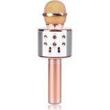 Pazariz Karaoke Mikrofon Dahili Hoparlörlü USB Flash Destekli WS-858 Rose Gold