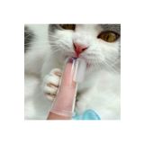 Pazariz Kedi Ve Köpek Parmak Diş Fırçası Saklama Kutulu Kolay Kullanımlı Evcil Hayvan Diş Bakım Fırç