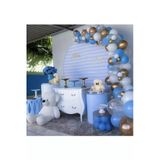 Pazariz Krom Balon Pastel Balon Konsept Zinciri
