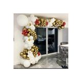 Pazariz Krom Gold Pastel Beyaz Balon Zinciri 100 Adet