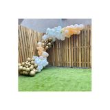 Pazariz Krom Gold Pastel Beyaz Somon Balon Zinciri 100 Adet