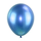 Pazarız Krom Mavi 6 Adet Metalik Balon