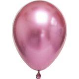 Pazarız Krom Pembe 6 Adet Metalik Balon