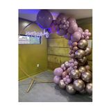 Pazariz Krom Rose Gold Ve Toz Pembe Balon Zinciri 100 Adet
