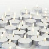 Pazariz Küçük Mini Mum Beyaz Tea Light 50ADET