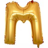 Pazarız M Gold 90 cm Altın Harf Folyo Balon