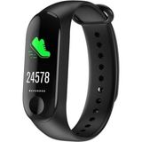 Pazariz M3 Akıllı Saat Bileklik Nabız Tansiyon Ölçer Adım Sayar - Yeşil - 41 - 45 mm