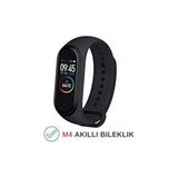 Pazariz M4 Renkli Ledli Ekran Akıllı Bileklik Su Geçirmez Özellikli Erkek Çocuklar İçin