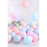 Pazariz Makaron Pastel Karışık Renk 30'Lu Balon
