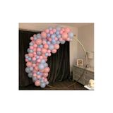 Pazariz Makaron Pembe Mavi Balon Zinciri Cinsiyet Partisi