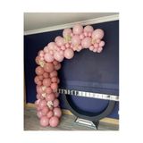 Pazariz Makaron Pembe Ve Toz Pembe Balon Zinciri 100 Adet