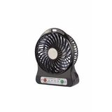Pazariz Masa Üstü Şarjlı Mini Vantilatör 3 Kademeli Usb Mini Fan siyah