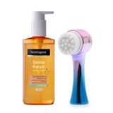 Pazariz Mavi Cilt Temizleme Fırçası Ve Neutrogena Sivilce Karşıtı Yüz Temizleme Jeli 200Ml 869234122896
