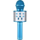Pazariz Mavi Karaoke Mikrofon Dahili Hoparlörlü WS-858 USB Flash Destekli Özellikli